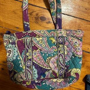 Vera Bradley Colorful Quilted Tote Bag